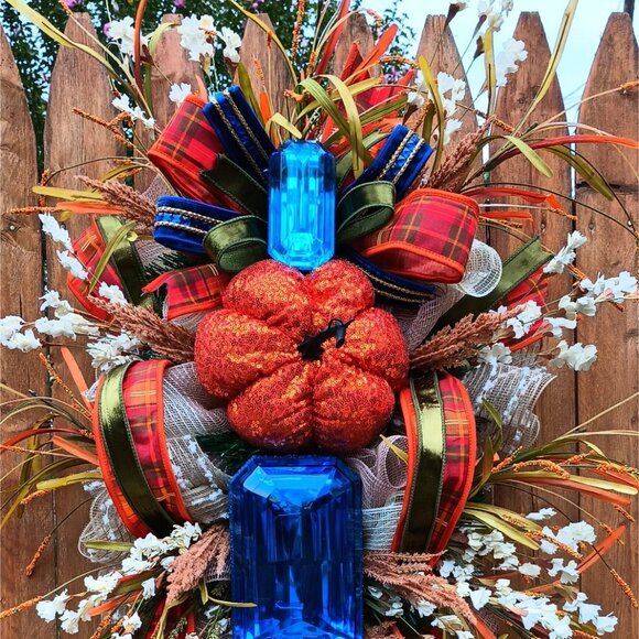 Fall Wreath, Fall Door Decor, Wreath For Fall, Fall Decoration, Autumn Wreath - Picture 10 of 10